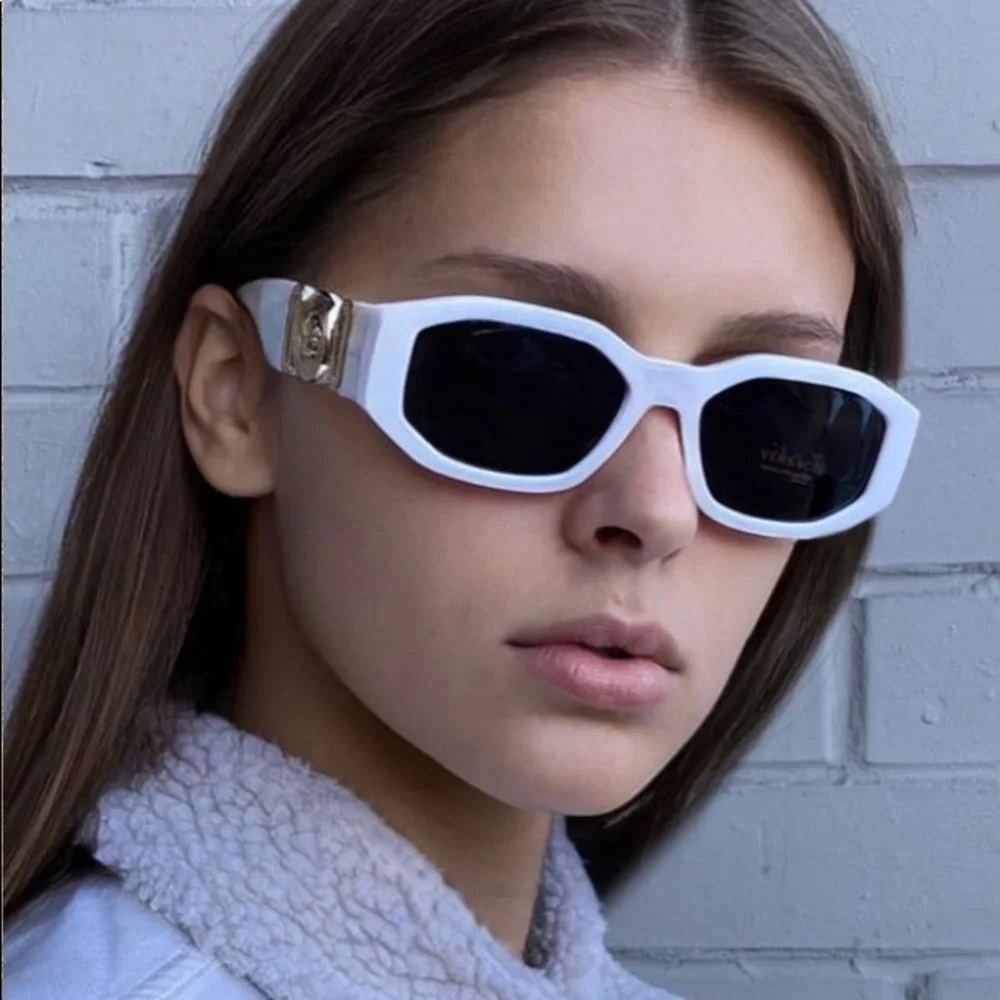 NEW VE4361 VERSACE MEDUSA VE 4361 401/87 WHITE SUNGLASSES MOD 4361